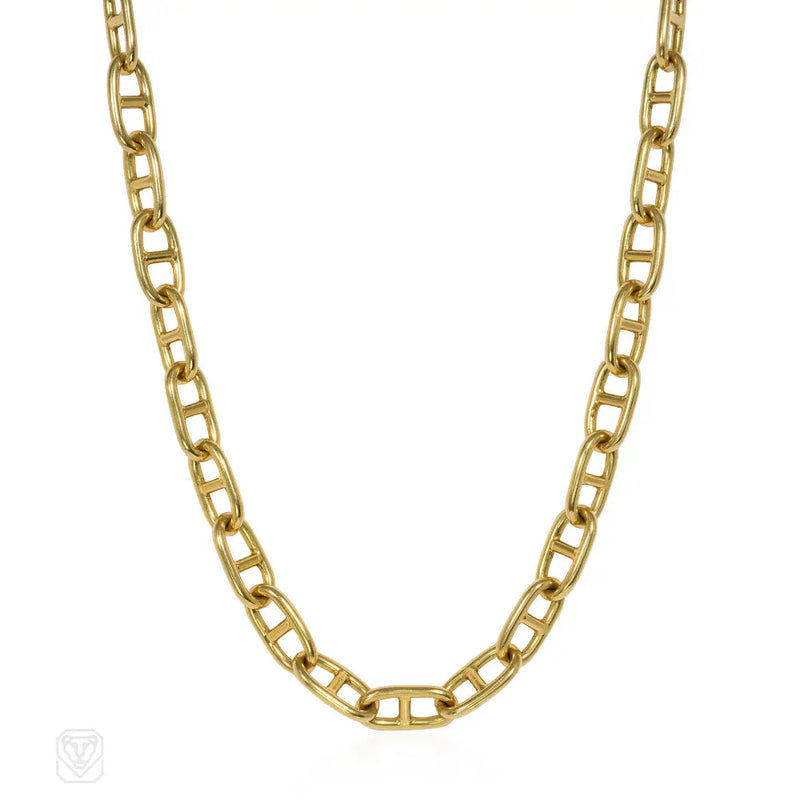 Oversized Gold Mariner Link Chain