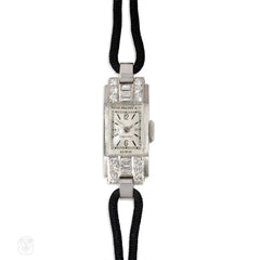 Patek Philippe Art Deco diamond and platinum watch