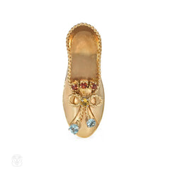 Paul Flato Retro shoe brooch