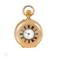 Paul Robin French opal and diamond pendant watch