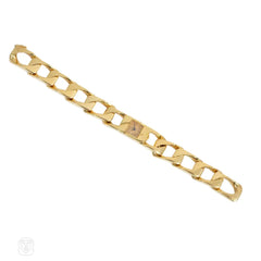 Piaget yellow gold curblink bracelet watch