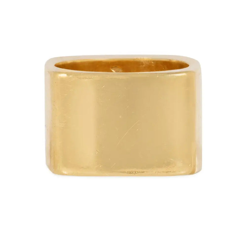 Pierre Cardin Paris squared gold band