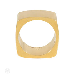 Pierre Cardin, Paris squared gold band