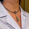 Antique diamond tassel necklace