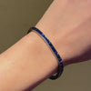 Art Deco Tiffany & Co. sapphire and platinum line bracelet