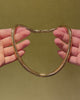 Mid-Century Lenfant for Hermès "Orvet" gold cylindrical necklace
