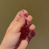 Lacloche, Paris Edwardian diamond, ruby, and gold safety pin brooch