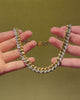 Tiffany & Co. two-color gold and diamond reversible curb link necklace
