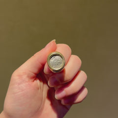 Bulgari gold and silver Septimius Severus "Monete" ring