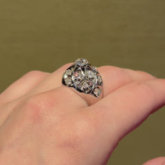 Boivin Mid-Century diamond cocktail ring