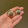 Cartier, Retro gold shell earrings