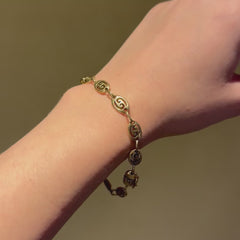 Jean, Paris gold zodiac Cancer bracelet