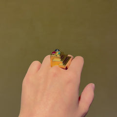 Stepped Multigem ring