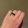 Marcus and Co. Art Deco onyx and diamond ring