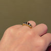 Antique sardonyx and diamond ring