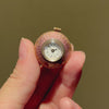 Antique Rolex guilloché enamel watch pendant