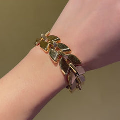 Boucheron Paris Retro gold Palmettes bracelet