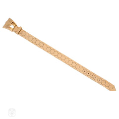 Retro gold belt bracelet
