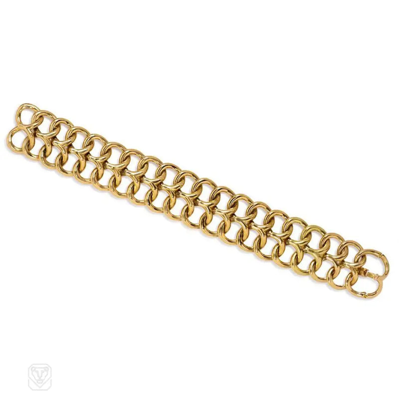 Retro Gold Figure - Eight Link Bracelet Van Cleef & Arpels