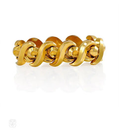 Retro gold S-link bracelet