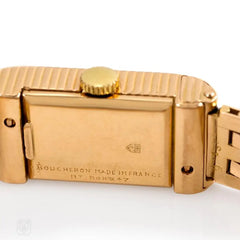 Retro gold watch with removable band, Boucheron