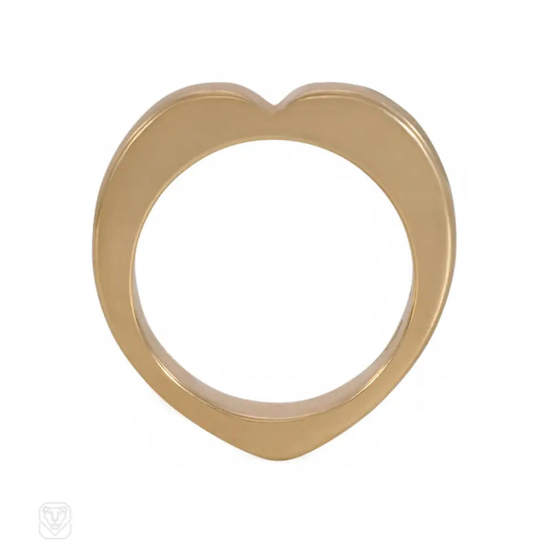 Retro Heart Ring Cartier