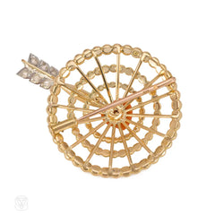 Retro target brooch. Cartier, Paris