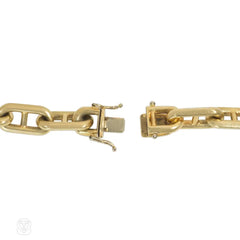 Sannit & Stein 18k gold anchor-link bracelet