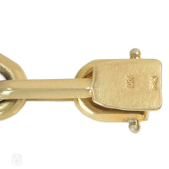 Sannit & Stein 18k gold anchor-link bracelet