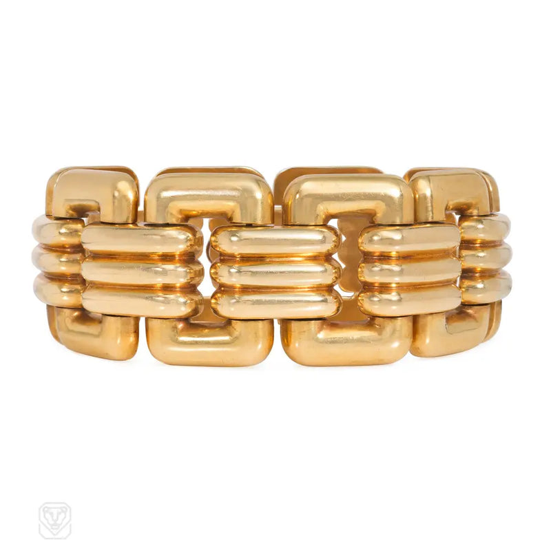 Scottish Retro gold tank bracelet