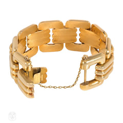 Scottish Retro gold tank bracelet