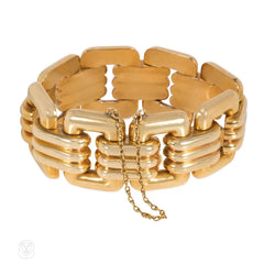 Scottish Retro gold tank bracelet