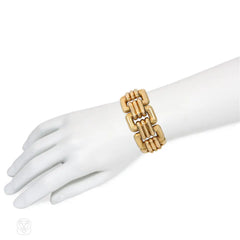 Scottish Retro gold tank bracelet