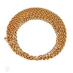 Seaman Schepps Mid-Century basketweave cuff