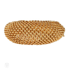 Seaman Schepps Mid-Century basketweave cuff