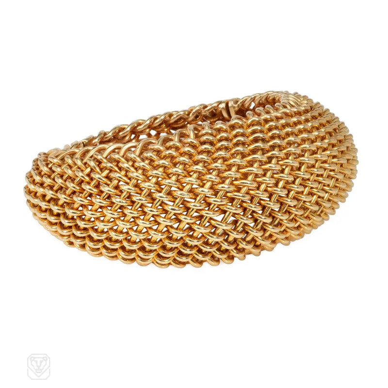 Seaman Schepps Mid Century basketweave cuff