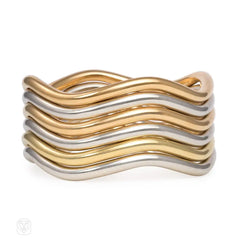 Set of six undulating bangles, Tiffany & Co.