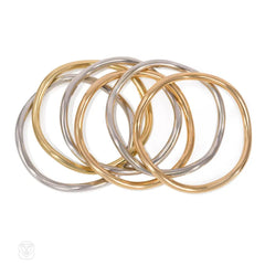 Set of six undulating bangles, Tiffany & Co.