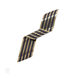 Silver and gold twist brooch, Morelli