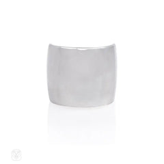 Sterling silver stirrup design ring