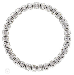Swarovski square-cut crystal necklace