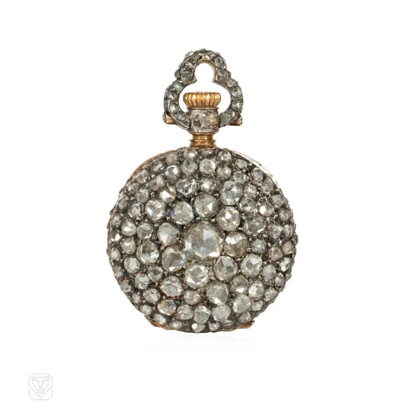 Swiss Agassiz antique diamond watch pendant