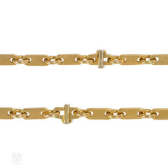 Tablet link chain necklace, Cartier