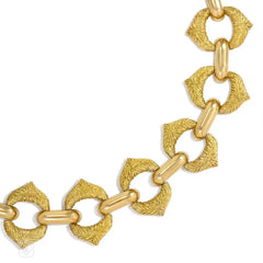 Textured gold necklace, Van Cleef & Arpels