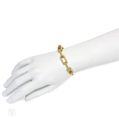 Tiffany and Co. gold nautical mariner link bracelet