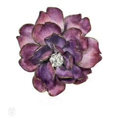 Tiffany & Co. Art Nouveau violet brooch
