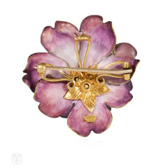 Tiffany & Co. Art Nouveau violet brooch