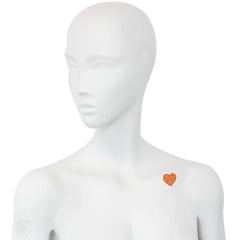 Tiffany & Co., France Retro coral heart brooch