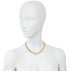Tiffany & Co. gold collar necklace
