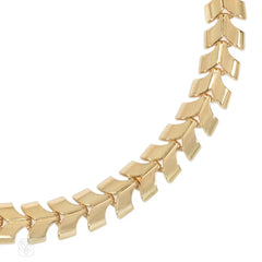 Tiffany & Co. gold collar necklace